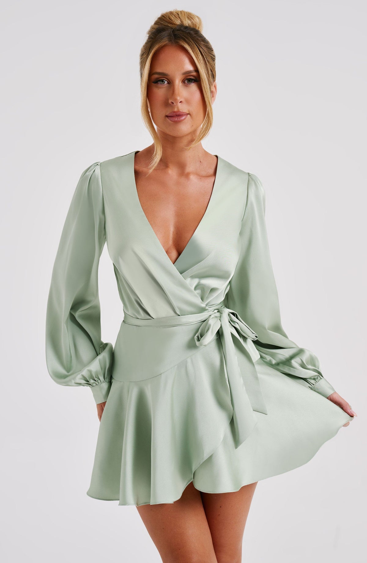 Ellis Mini Dress - Sage