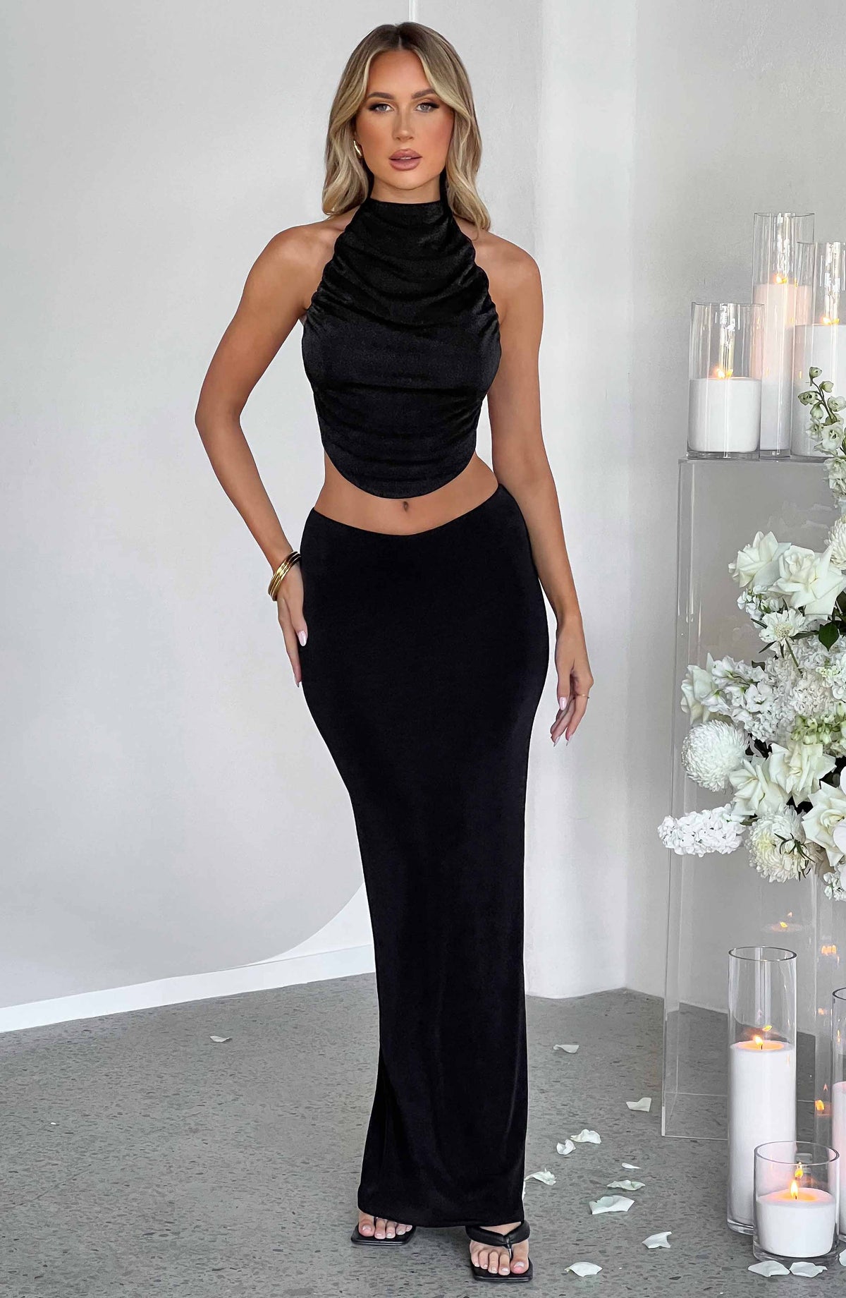 Fifi Maxi Skirt - Black