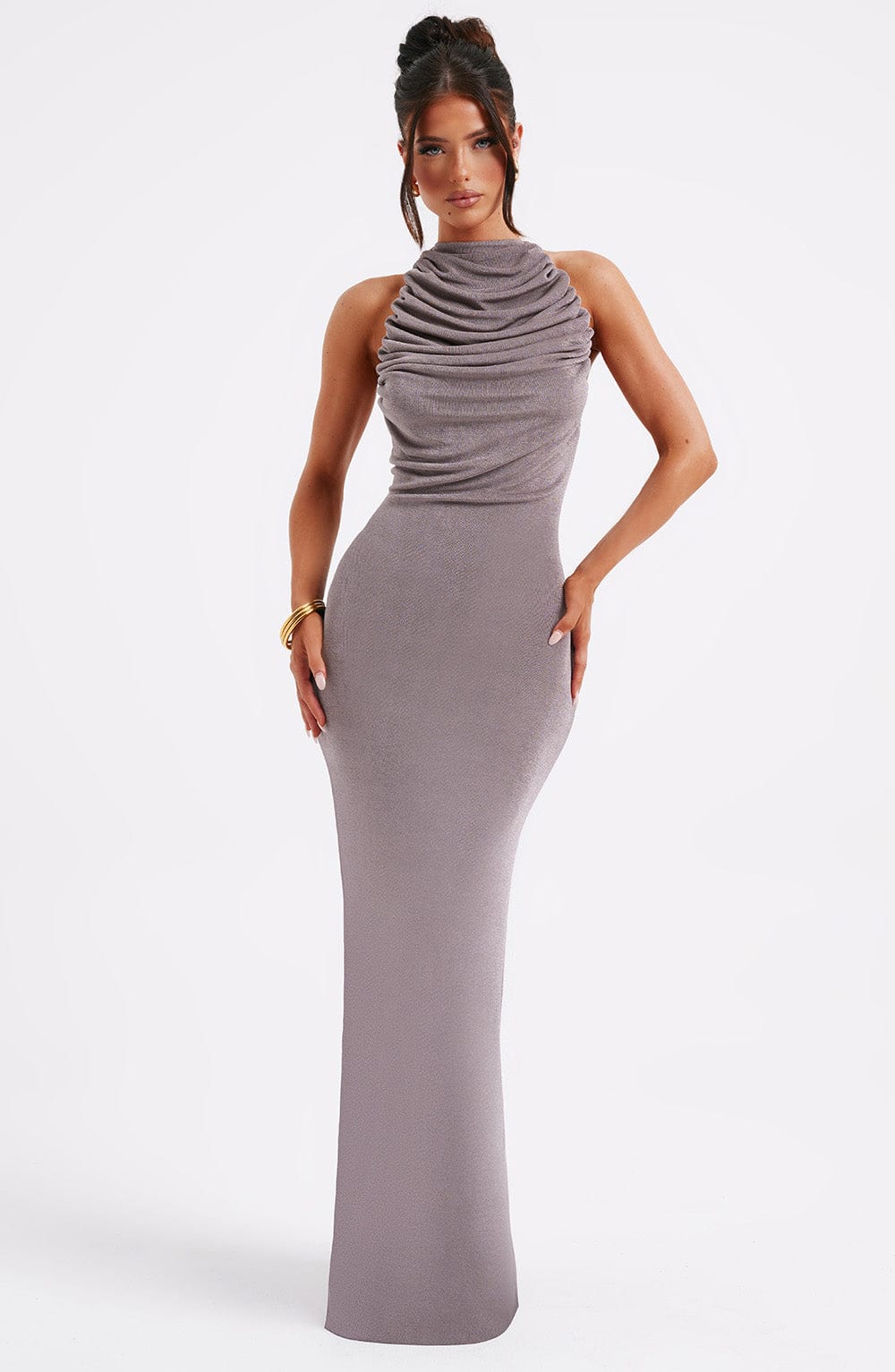 Nala Maxi Dress - Charcoal